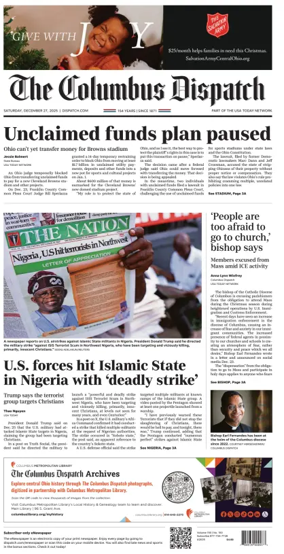 Cover of The Columbus Dispatch