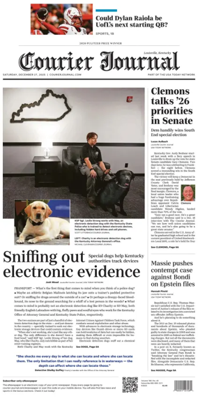 Cover of The Courier-Journal (Louisville)