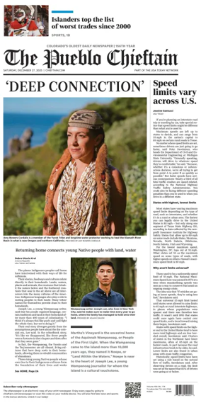 Cover of The Pueblo Chieftain