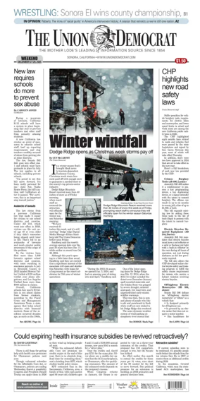 Cover of The Union Democrat