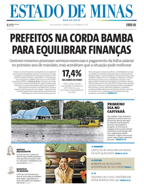 Cover of Estado de Minas (Brazil)