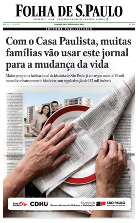 Cover of Folha De S.Paulo