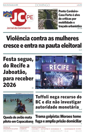 Cover of Jornal do Commercio