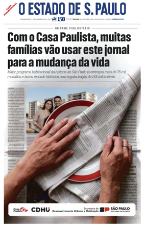 Cover of O Estado de S. Paulo