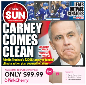 Cover of Toronto Sun