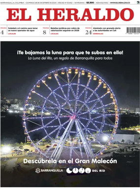 Cover of El Heraldo (Colombia)