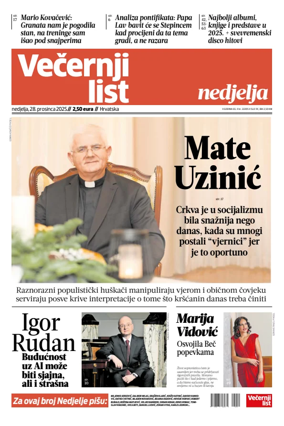 Cover of Vecernji list - Hrvatska