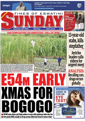 Cover of Times of Eswatini Sunday