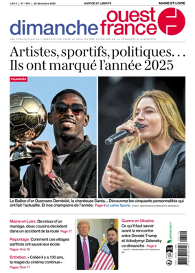 Cover of Dimanche Ouest France (Maine-et-Loire)