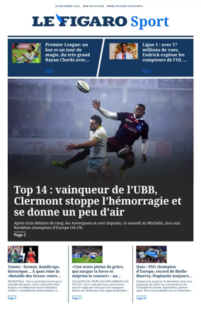 Cover of Le Figaro Sport