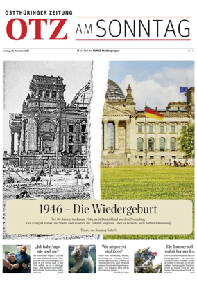 Cover of Ostthuringer Zeitung (Saale-Holzland-Kreis)