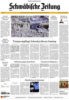 Cover of Schwabische Zeitung (Bad Saulgau)