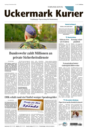 Cover of Templiner Zeitung