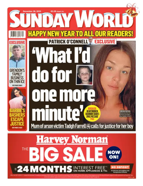 Cover of Sunday World (Ireland)