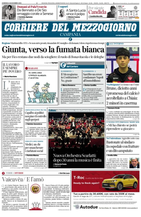 Cover of Corriere del Mezzogiorno (Campania)