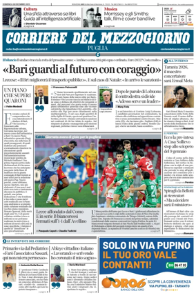 Cover of Corriere del Mezzogiorno (Puglia)