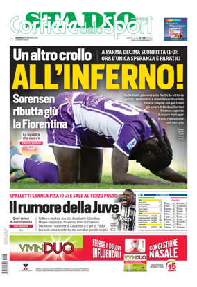 Cover of Corriere dello Sport Stadio (Firenze)