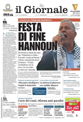 Cover of Il Giornale (Italy)