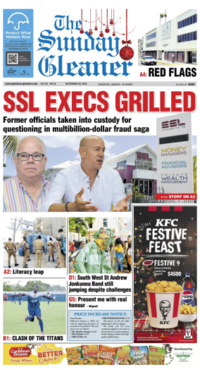 Cover of Jamaica Gleaner