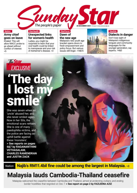 Cover of The Star Malaysia