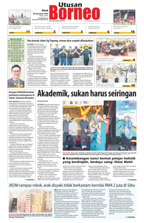 Cover of Utusan Borneo (Sarawak)
