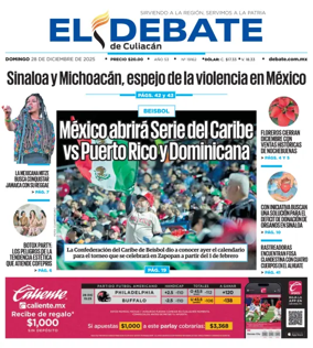 Cover of El Debate de Culiacan