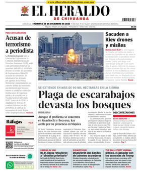 Cover of El Heraldo de Chihuahua