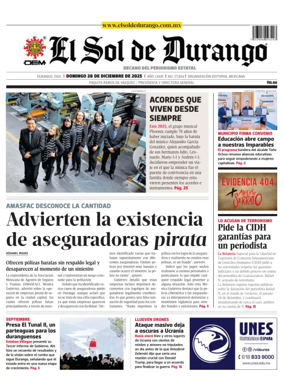 Cover of El Sol de Durango