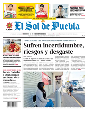 Cover of El Sol de Puebla