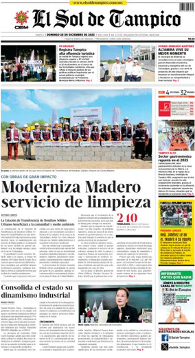 Cover of El Sol de Tampico