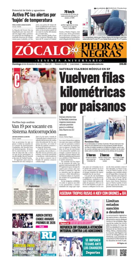 Cover of Zócalo Piedras Negras