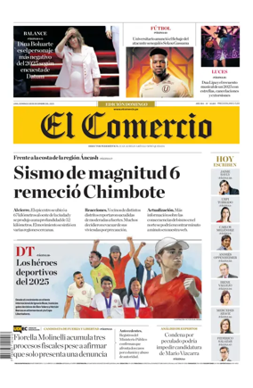 Cover of Diario El Comercio