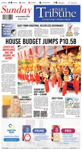 Cover of Daily Tribune (Philippines)