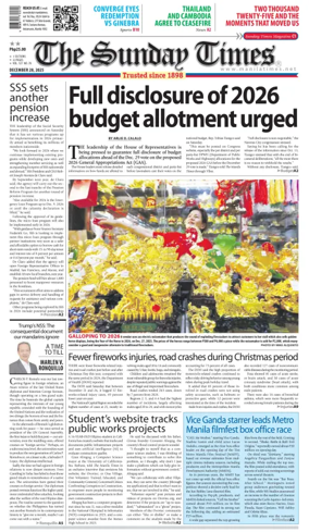 Cover of Manila Times