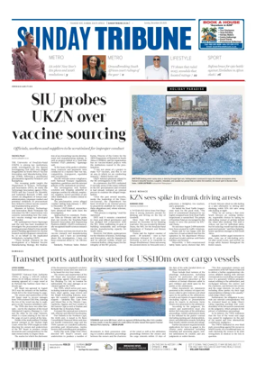 Cover of Sunday Tribune