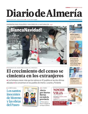 Cover of Diario de Almeria