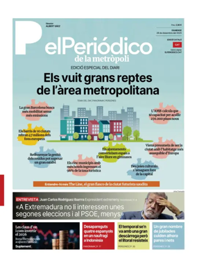Cover of El Periódico de Catalunya (Català)