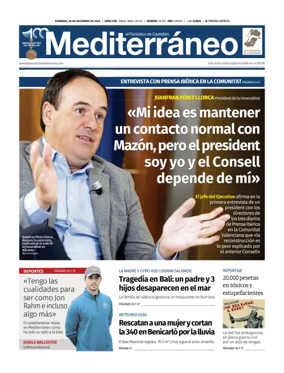 Cover of El Periodico Mediterraneo