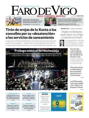 Cover of Faro de Vigo (Deza/Tabeiros-Montes)