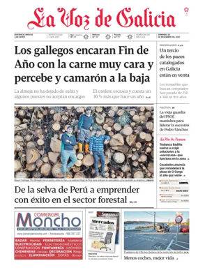 Cover of La Voz de Galicia (Arousa)