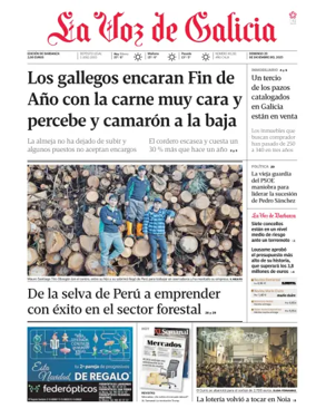 Cover of La Voz de Galicia (Barbanza)