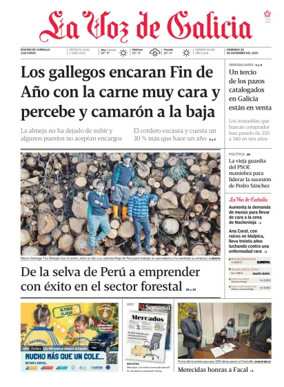 Cover of La Voz de Galicia (Carballo)