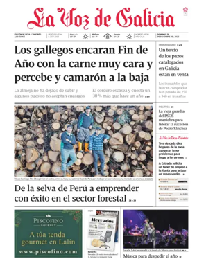 Cover of La Voz de Galicia (Deza)