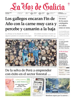 Cover of La Voz de Galicia (Monforte)