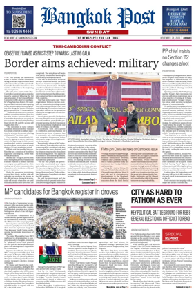 Cover of Bangkok Post