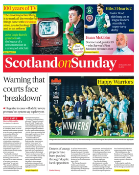 Cover of Scotland on Sunday