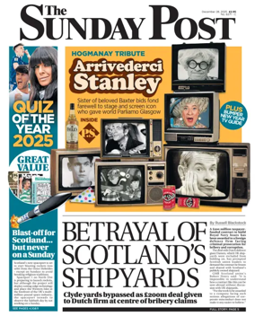 Cover of The Sunday Post (Central Edition)