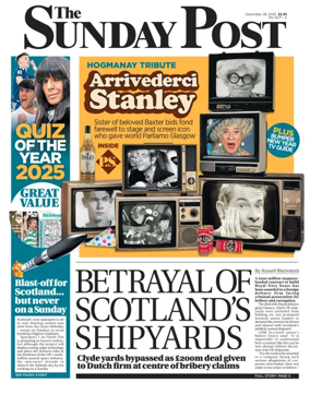 Cover of The Sunday Post (Newcastle)