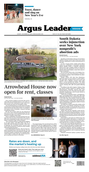 Cover of Argus Leader