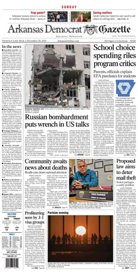 Cover of Arkansas Democrat-Gazette